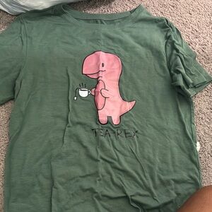 Green 'Tea Rex' Kids T-Shirt